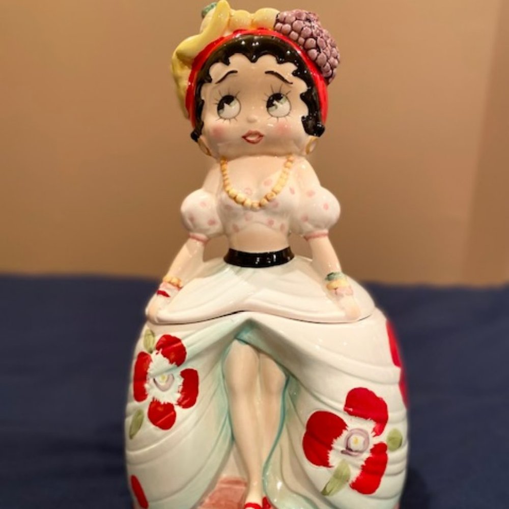 Vintage Betty Boop Cookie Jar - Carmen Miranda Themed